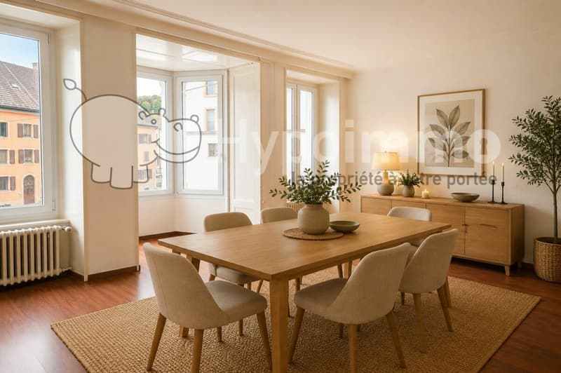 Großes Apartment mit 4,5 Zimmern im Stadtzentrum (1)