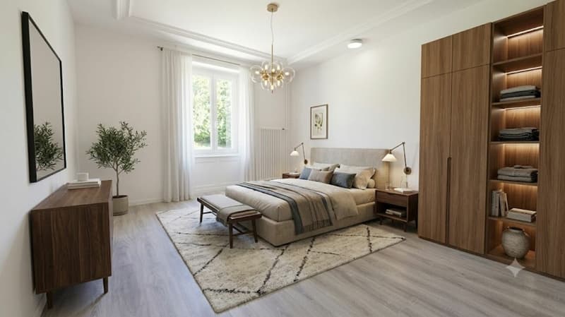 Magnificent 3-room apartment completely renovated with balcony - Le Locle (7)