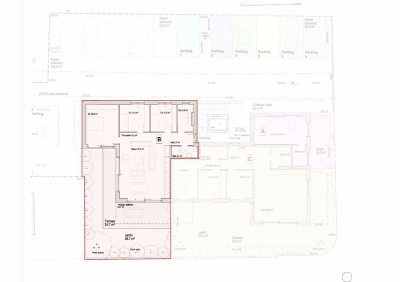 Les Carrels - Appartement de 4.5 pièces avec jardin Lot 2/B (9)
