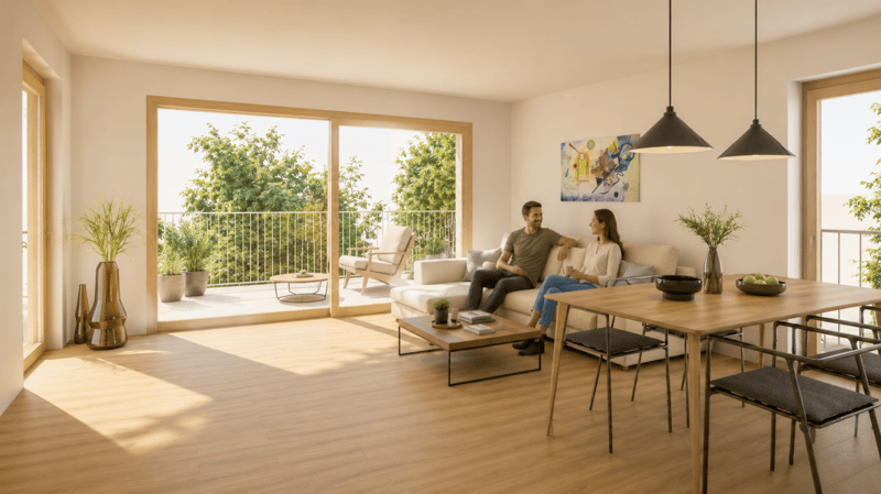 Les Carrels - Appartement de 3.5 pièces Lot 8/H (3)