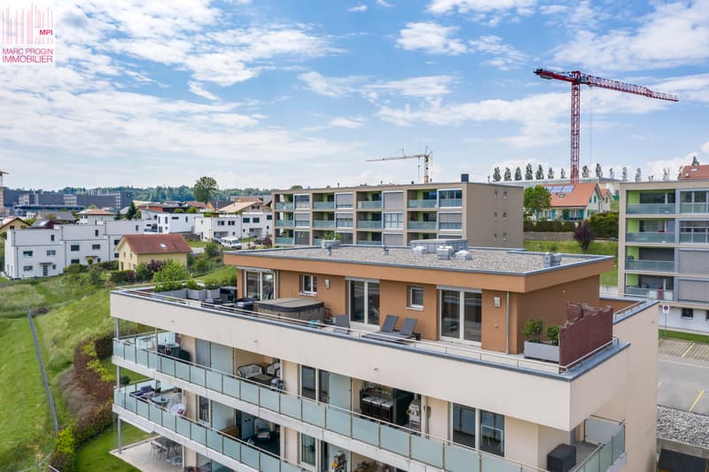Attique et sa terrasse orientée au sud est