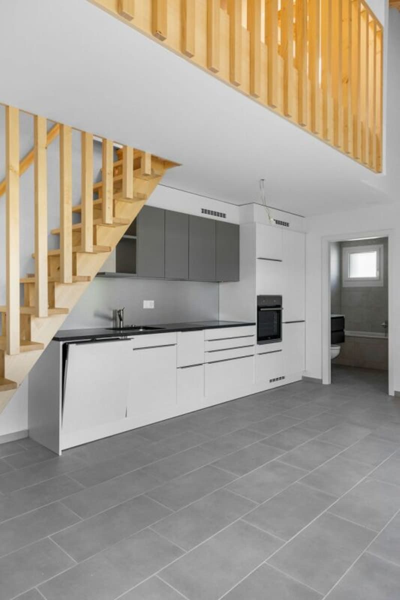 Attic of 3.5 rooms in a duplex in a NEW building! (9)