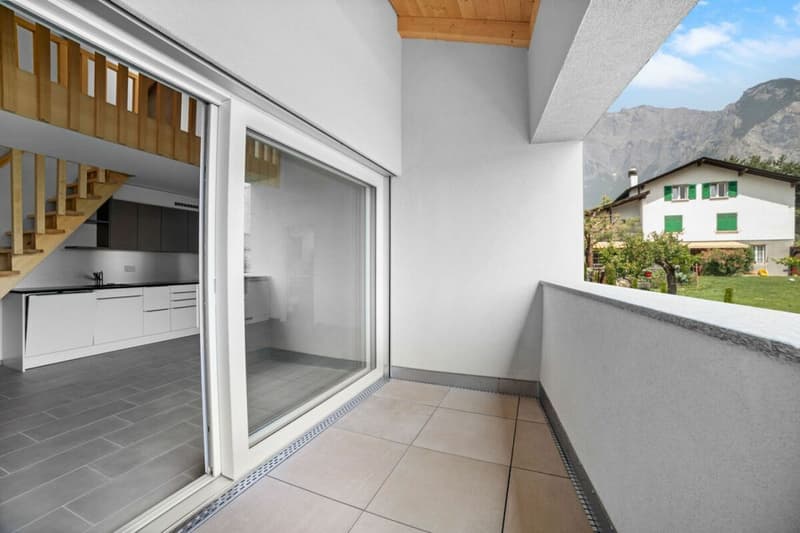 Attic of 3.5 rooms in a duplex in a NEW building! (14)
