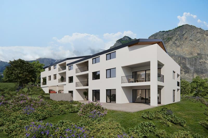 Attique de 4.5 pcs au sud avec vue dégagée et grande terrasse (1)