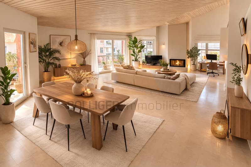 A VENDRE MAGNIFIQUE APPARTEMENT DE 4,5 PIÈCES EN PPE DE 137 M2 (4)