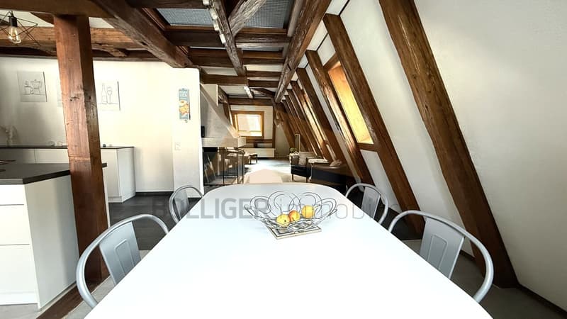 A VENDRE APPARTEMENT DE CARACTÈRE DE 3.5 PIÈCES ET COMBLES AMÉNAGÉS (9)