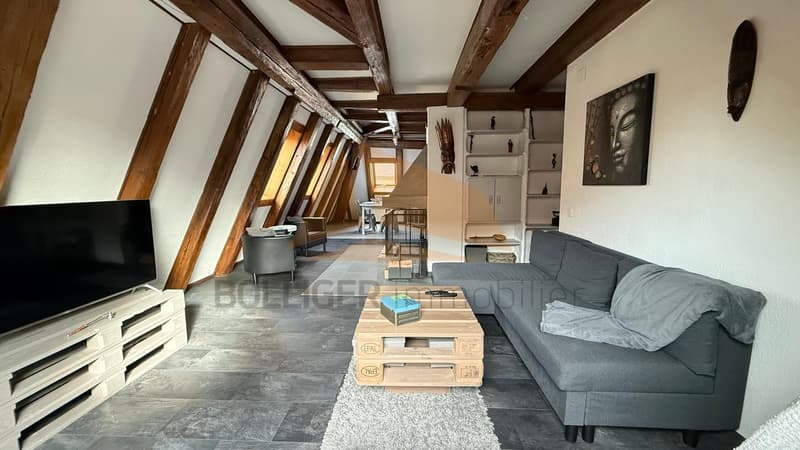 A VENDRE APPARTEMENT DE CARACTÈRE DE 3.5 PIÈCES ET COMBLES AMÉNAGÉS (11)