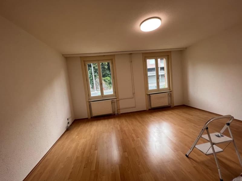 Rez-de-chaussée : living de 19 m2 qui peut être ouvert sur la cuisine