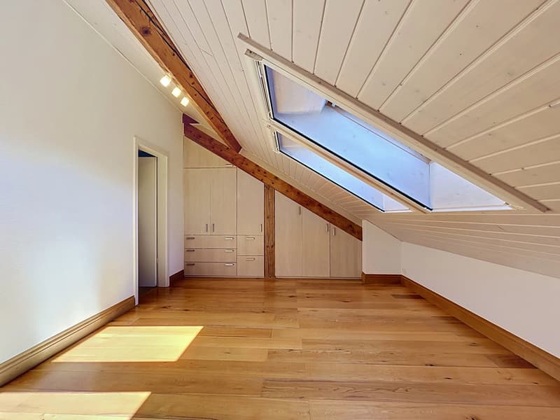 Appartement de charme sous les toits ? Au coeur du Vieux Meyrin (10)