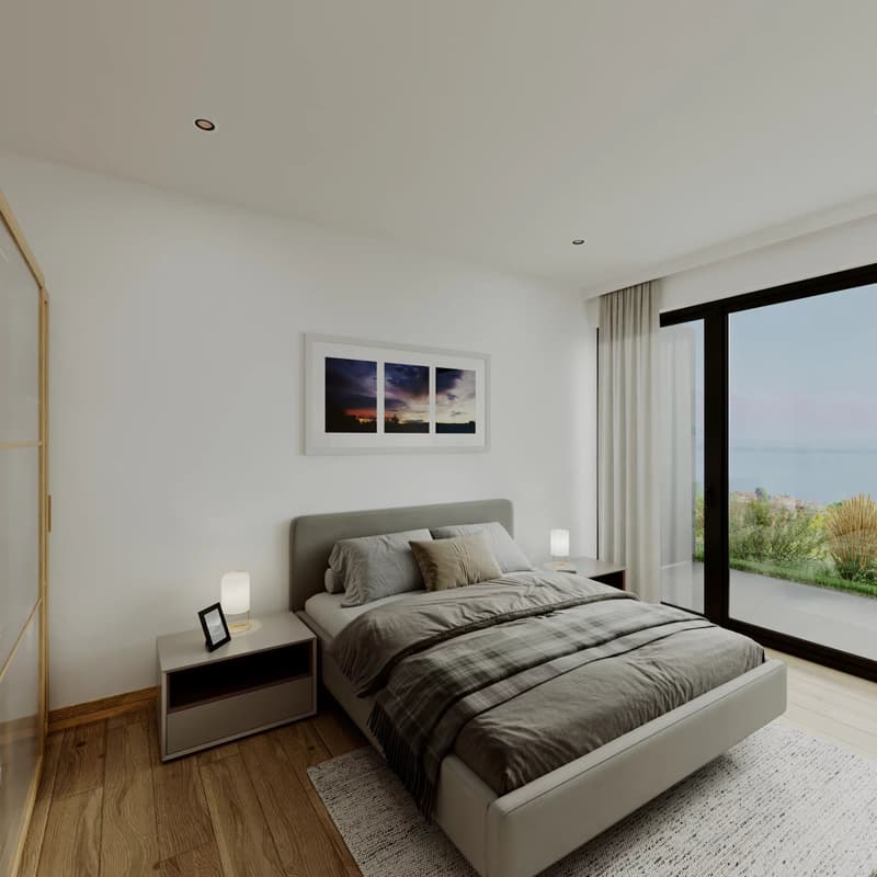 2.5-room apartment in Corcelles with lake and mountain views (4)