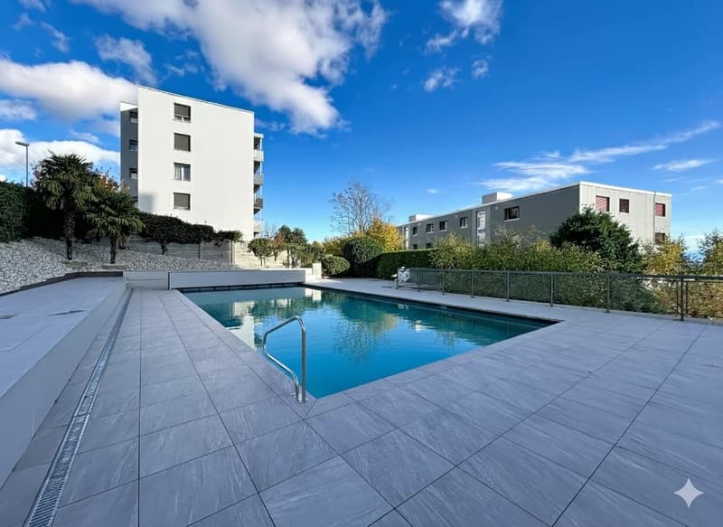 Appartamento a Neuchâtel con vista lago e Alpi (8)