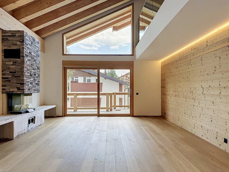 Duplex di charme alpino eccezionale (13)