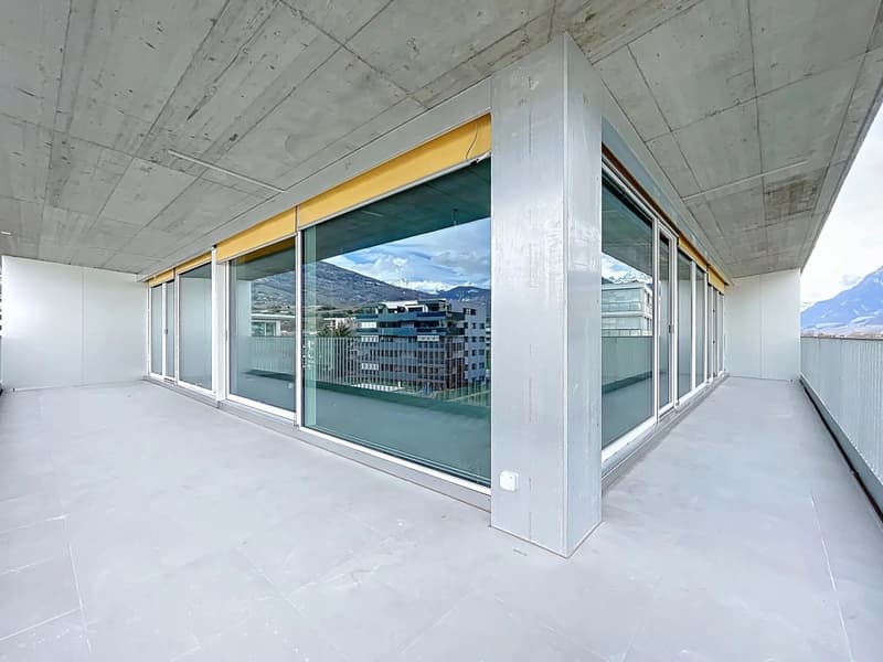 Bright Attic with Large Balcony (3)