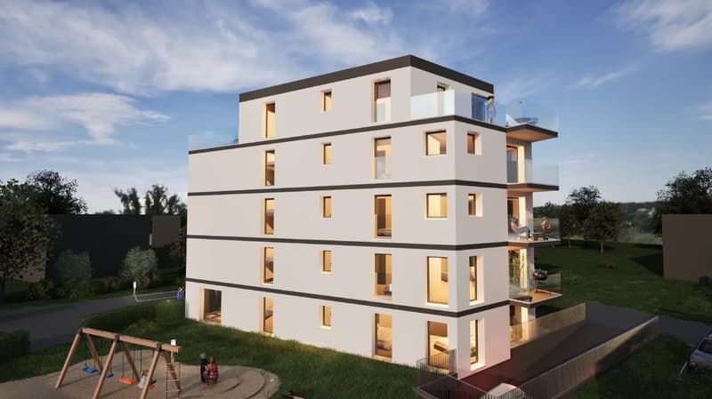Wohnung 3.5 Zimmer mit eigenem Garten in Saxon (6)