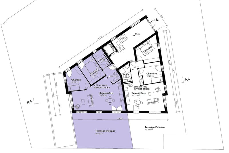 Wohnung 3.5 Zimmer mit eigenem Garten in Saxon (9)