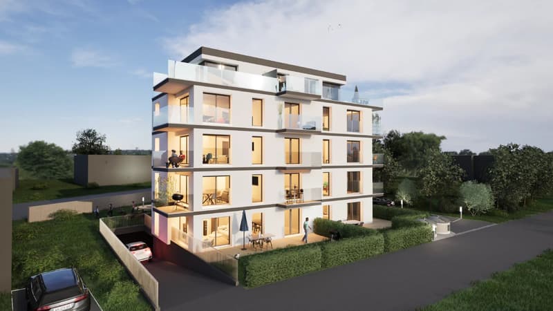 Wohnung 3.5 Zimmer mit Südwest-Balkon in Saxon (1)