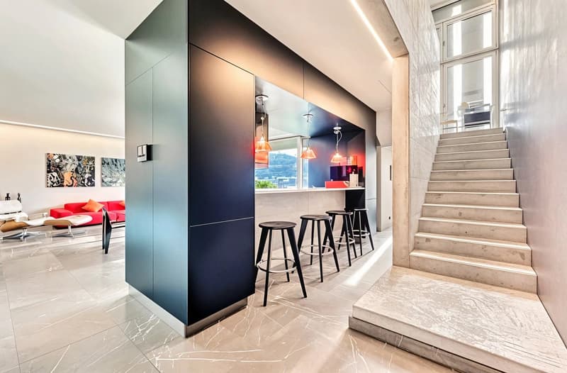 Proprietà contemporanea con tetto panoramico (4)