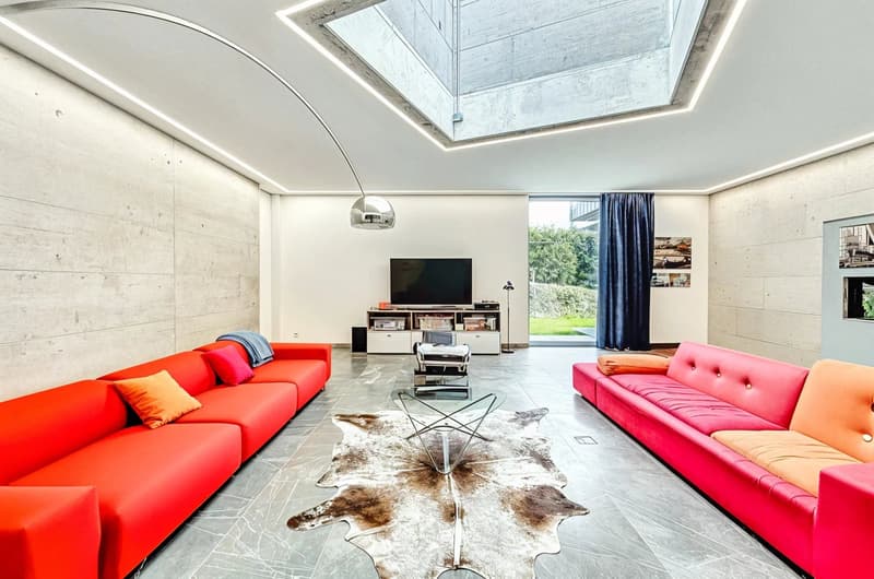 Contemporänes Anwesen mit Panoramadach (7)