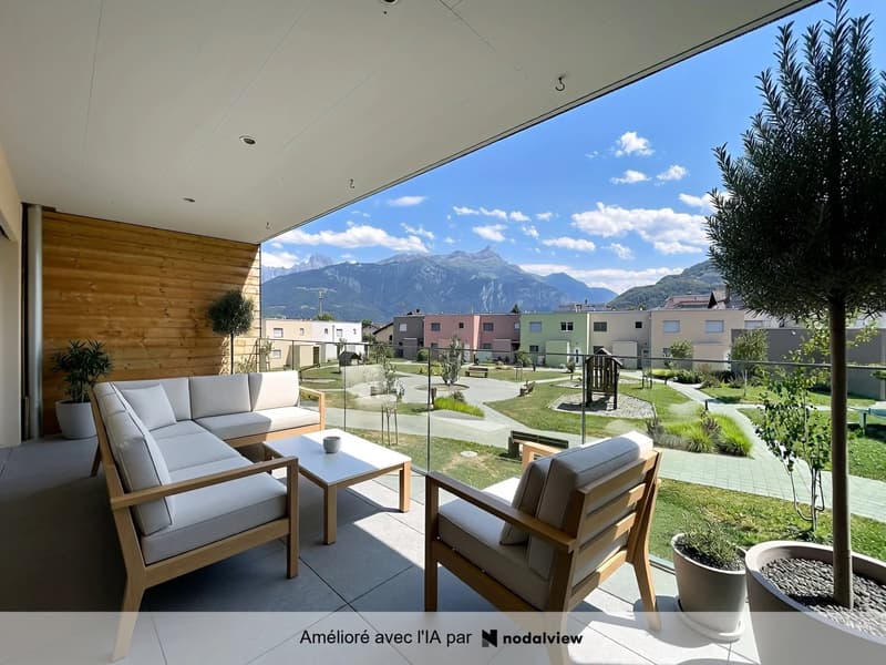 Villa contemporaine avec jardin et terrasses (12)