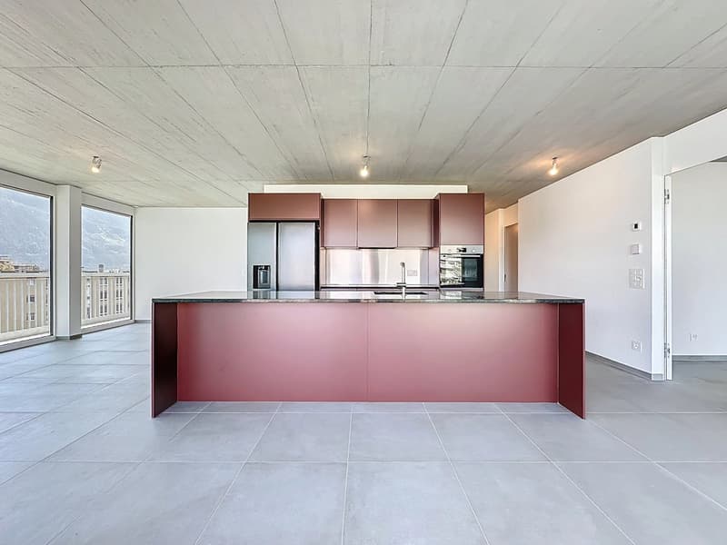 Attique lumineux avec vaste balcon (1)
