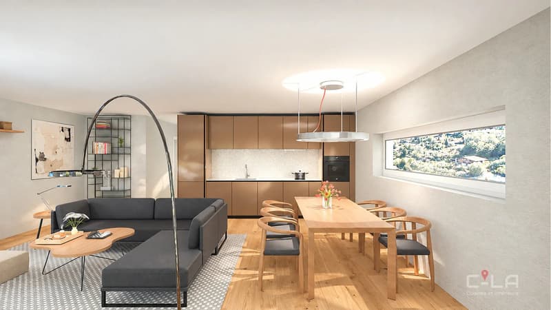 Villa contemporaine avec jardin et terrasse à deux pas de Sion (2)