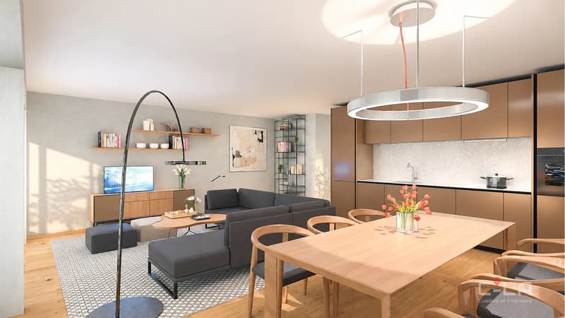 Villa contemporaine avec jardin et terrasse à deux pas de Sion (3)