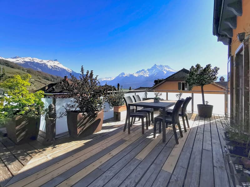 Charming duplex with a view of the Dents du Midi! (5)