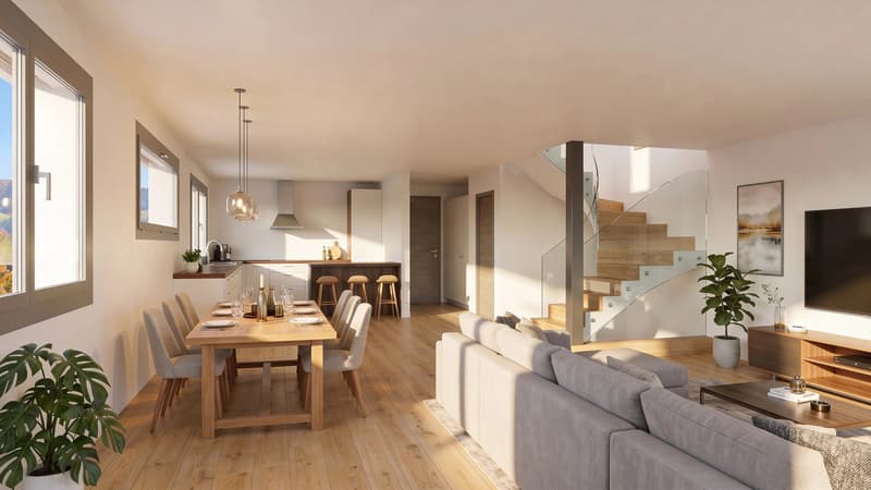 Semi-detached Villa D with 5.5 rooms in Fiaugères/Saint-Martin (FR) (1)