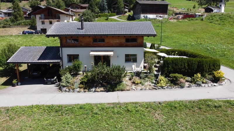 Magnifique villa-chalet familiale avec jardin et terrasse ensoleillée (1)