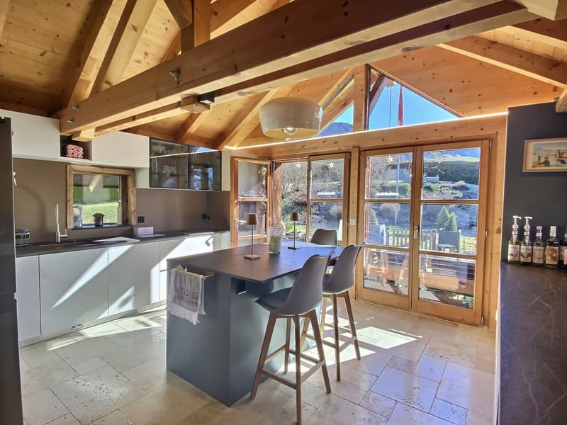 Un chalet luxueux en montagne à vendre à Villars-sur-Ollon. (4)