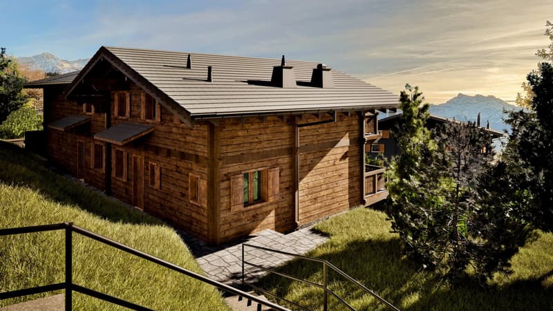 Chalet to renovate in Villars center (4)