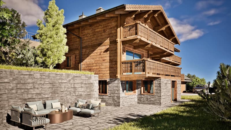 Chalet to renovate in Villars center (5)