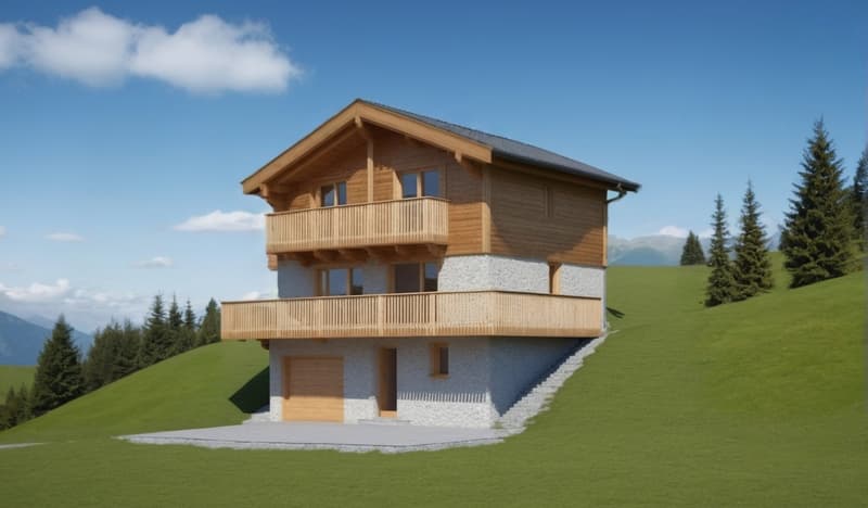 Chalet da costruire a Les Giettes (3) (4)