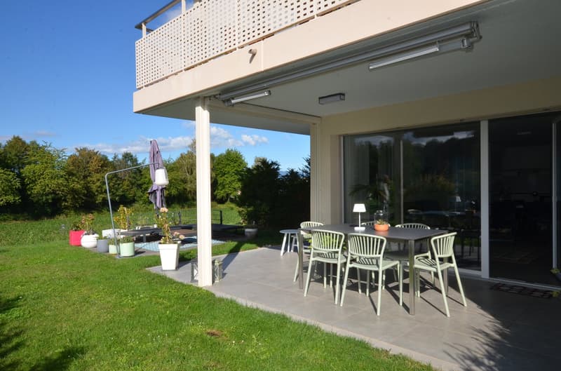 Magnifique appartement 4,5 pièces rez de jardin à Avenches (3)