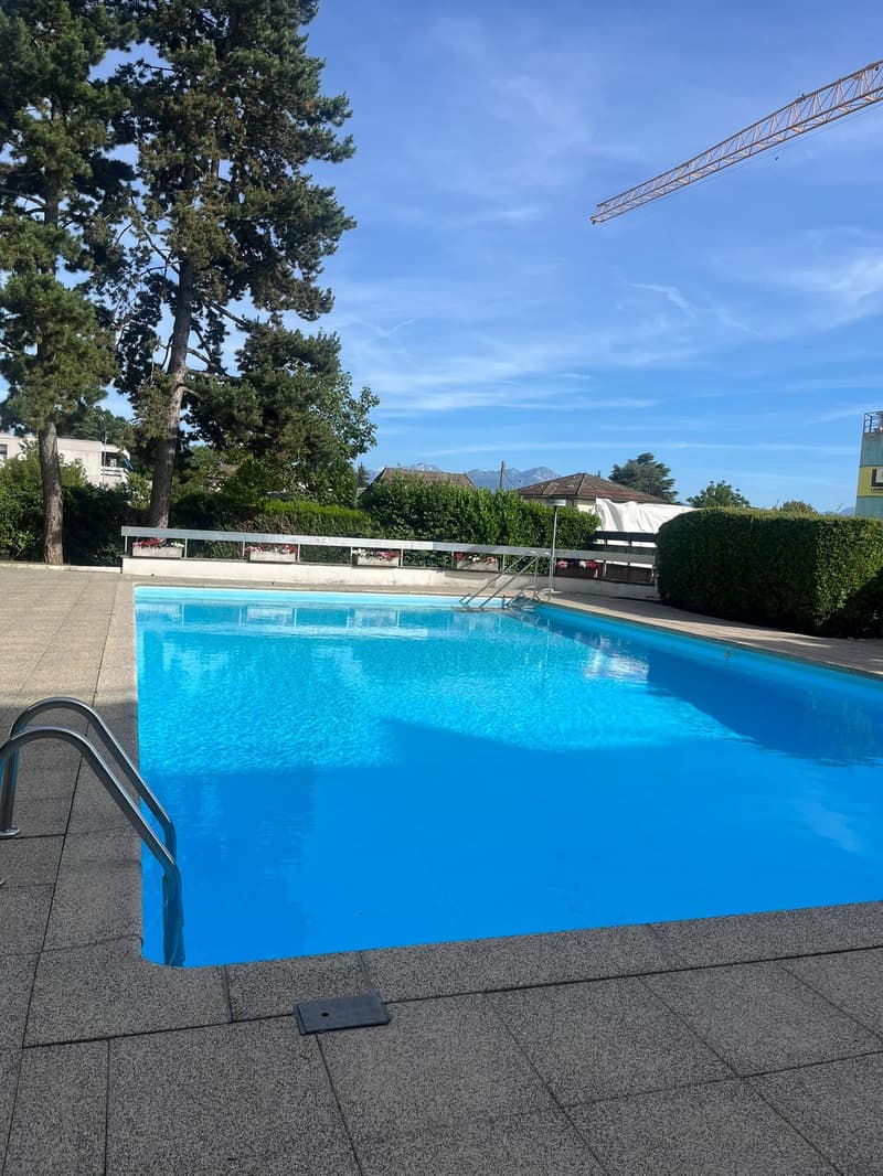 Spacieux studio dans immeuble avec piscine dans un cadre verdoyant (1)