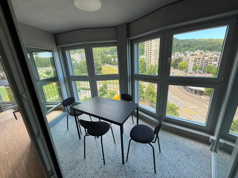 Stilvolles 2.5-Zimmer-Loft-Apartment auf der 9. Etage in Zürich-Triemli (10)