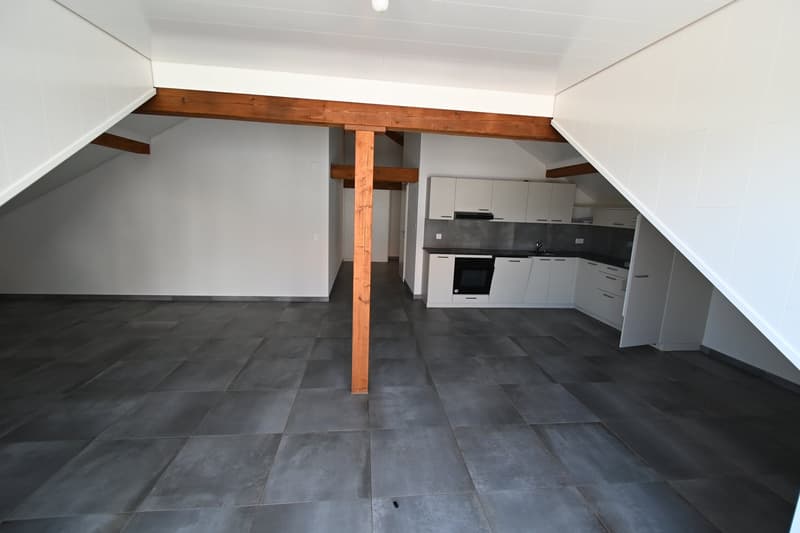 Appartement attique lumineux avec terrasse panoramique à Les Ponts-de-Martel (5)