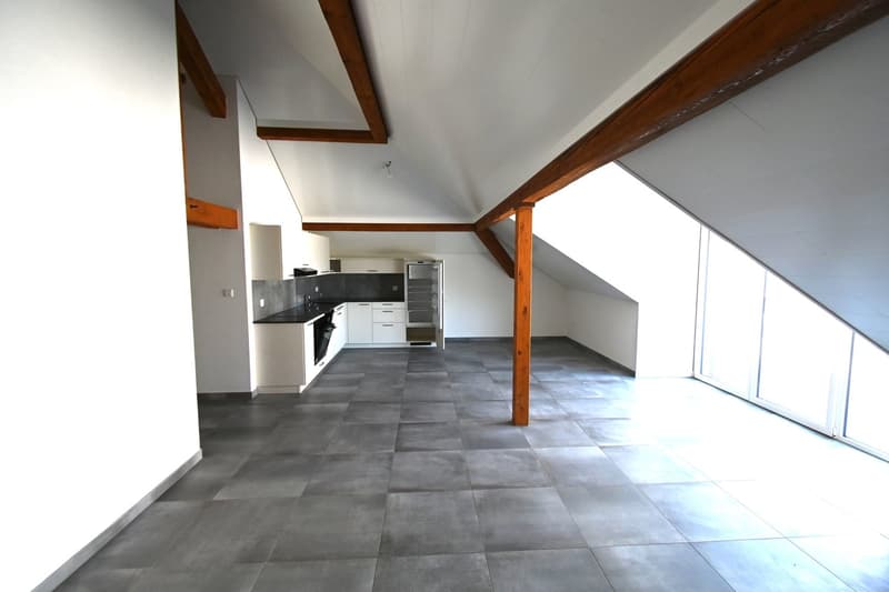 Appartement attique lumineux avec terrasse panoramique à Les Ponts-de-Martel (6)
