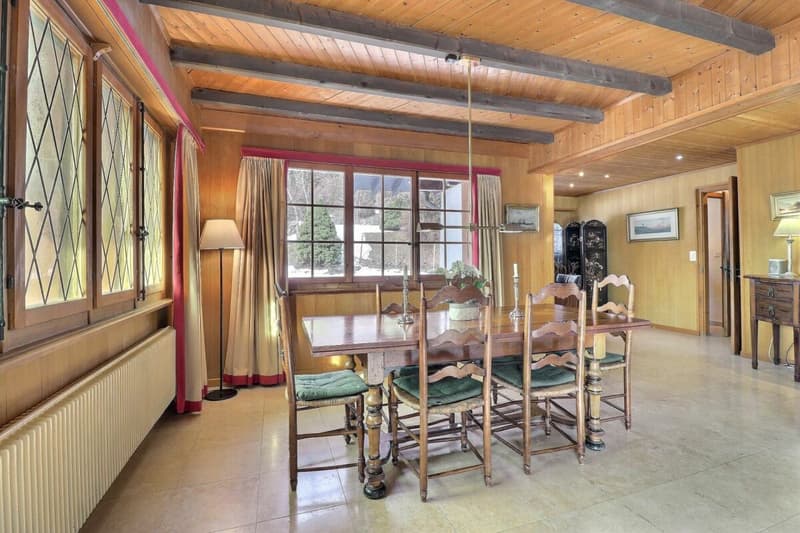 Three-story chalet in the residential complex with panoramic views of the Alps. (3)