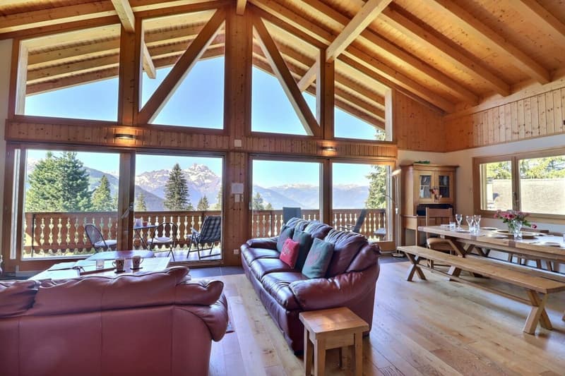 Chalet mit Panoramablick auf die Alpen - 5 Zimmer (1)
