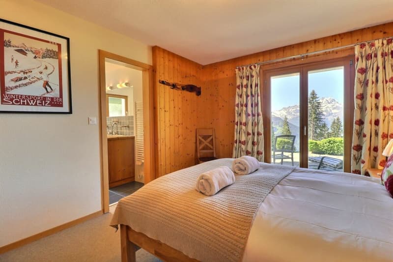Chalet mit Panoramablick auf die Alpen - 5 Zimmer (14)