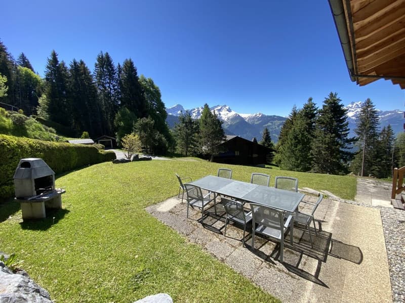 Chalet mit Panoramablick auf die Alpen - 5 Zimmer (9)