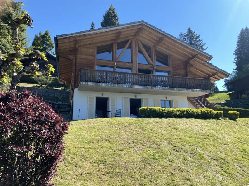 Chalet mit Panoramablick auf die Alpen - 5 Zimmer (22)
