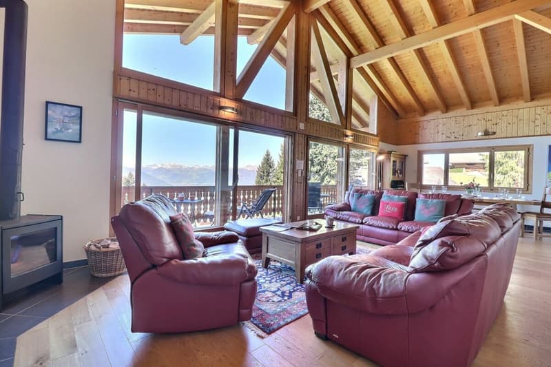 Chalet mit Panoramablick auf die Alpen - 5 Zimmer (2)