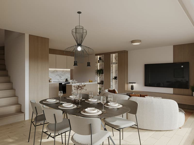 Ampio duplex di 3,5 locali al piano terra con accesso al giardino - Centro città (5)