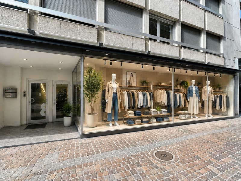 Arcata commerciale nel cuore della Vecchia Città di Sion (1)