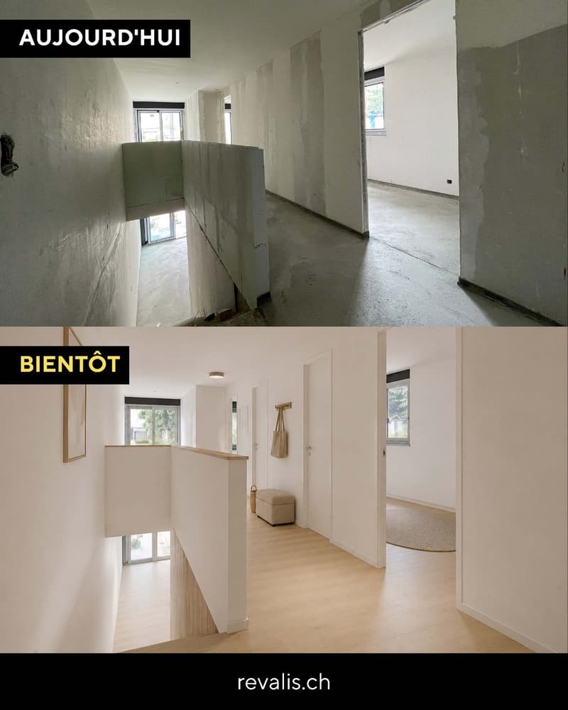 3,5 Zimmer Duplextwo-Familienhaus neu im Zentrum von Sierre - geräumig und städtisch (7)