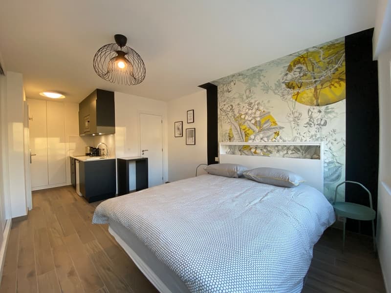 Bright furnished studio, two steps from the train station (2)
