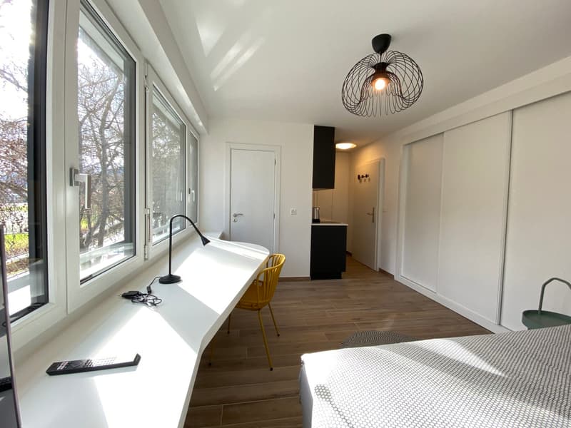 Studio meublé à deux pas de la gare de Sion (2)