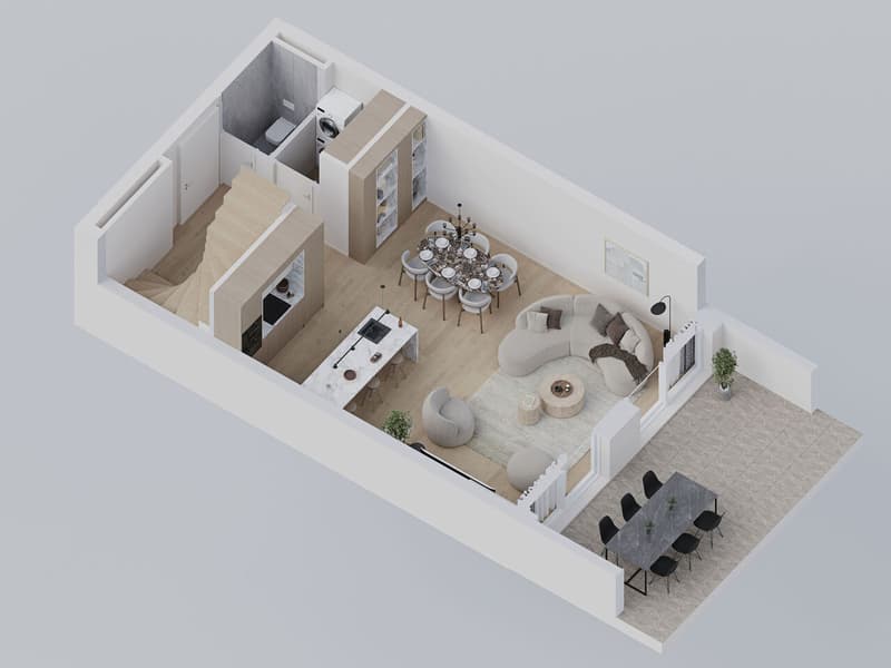 3,5 pièces duplex neuf au centre de Sierre - spacieux et urbain (6)